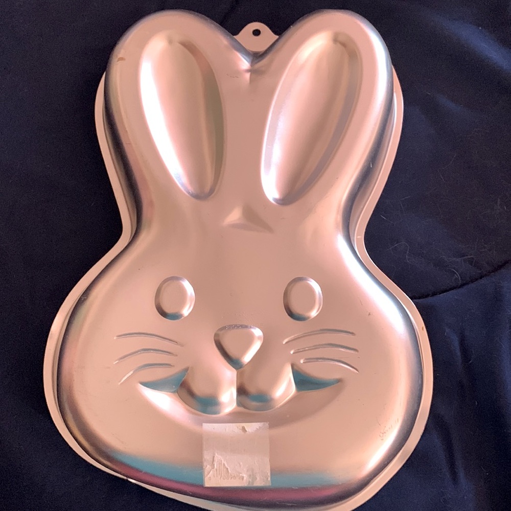 Wilton bunny cake pan.